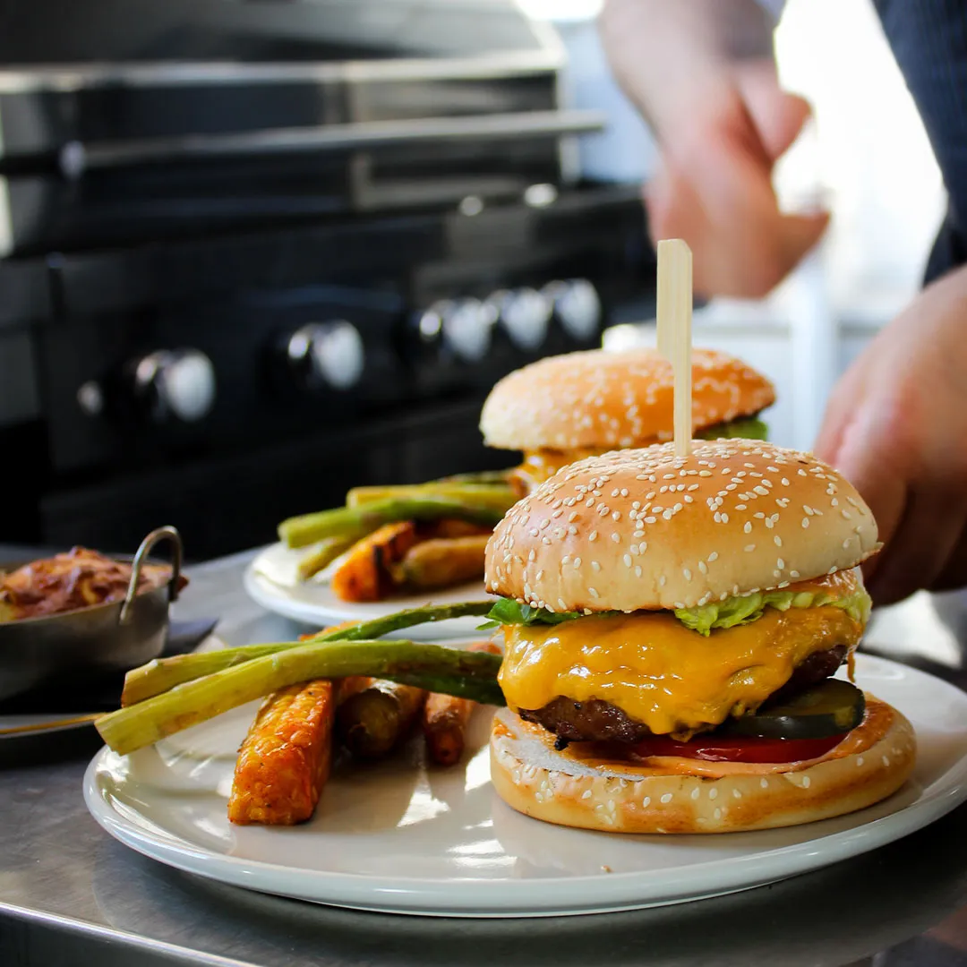 Sophia's Summer BBQ hamburgers