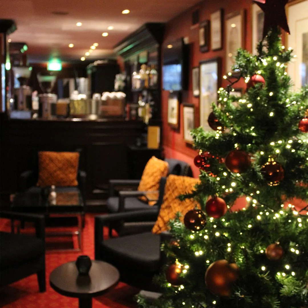 The Ambassador Club beautifully decorated for the festive season