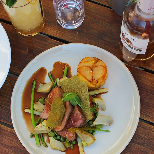 Main course Easter dinner Restaurant Sophia
